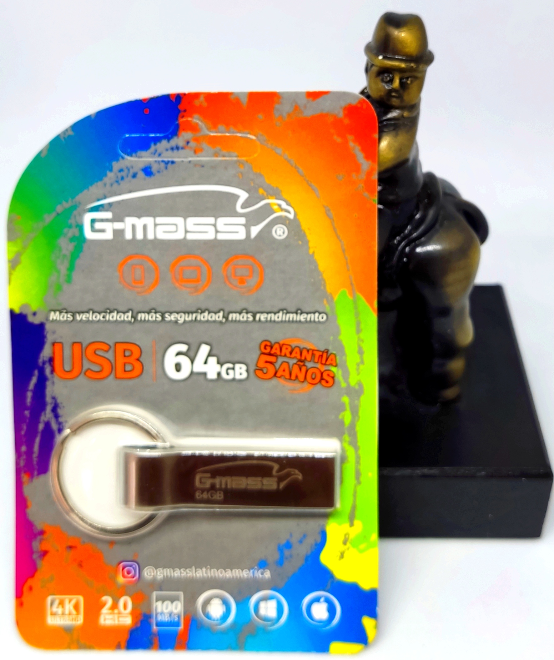 MEMORIA USB DE 64G MARCA G-MASS.