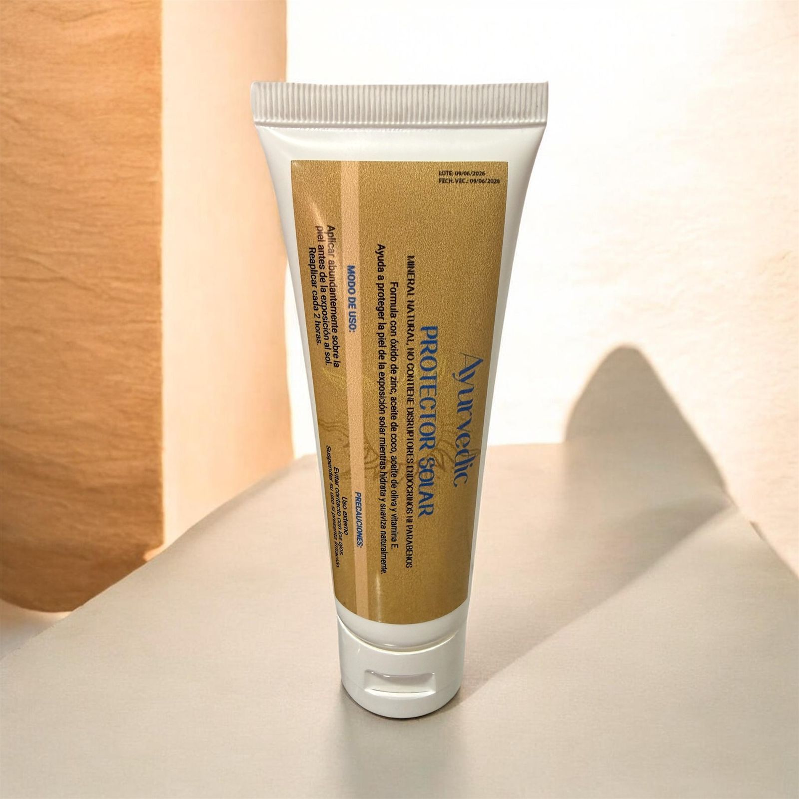 Bloqueador Solar Natural Ayurvedic 60 Ml