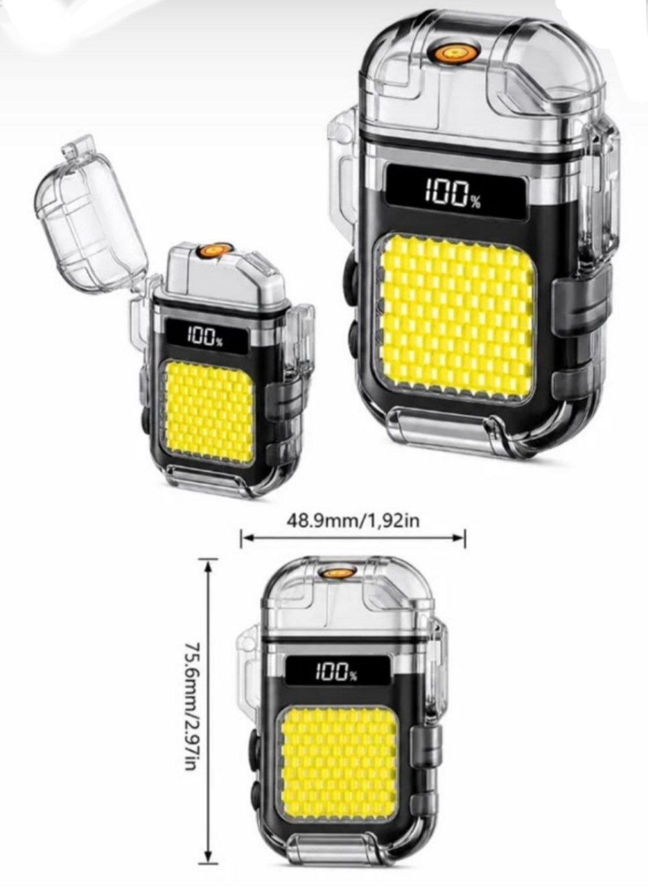 Encendedor Eléctrico Plasma/Linterna X3