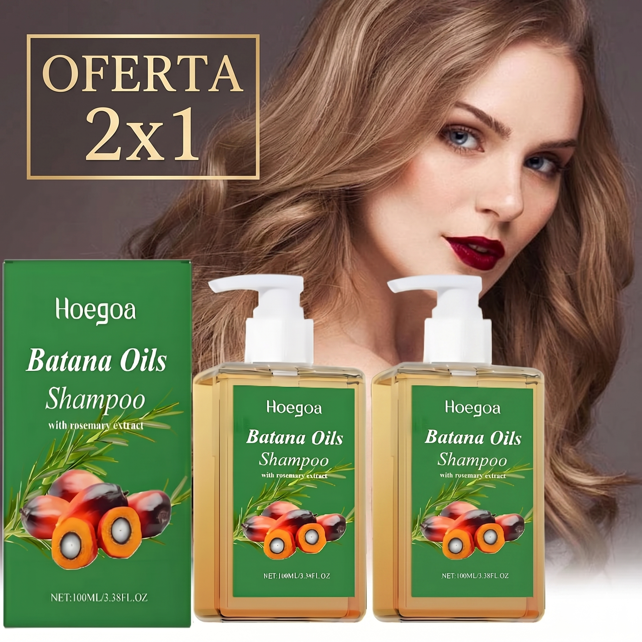 Batana Oil Shampo Extracto De Romero 2x1