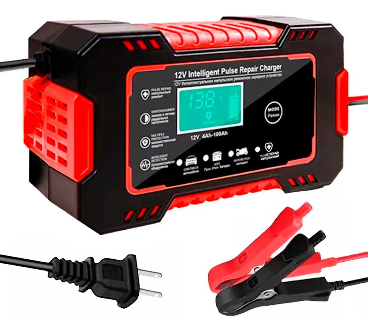 CARGADOR INTELIGENTE DE BATERÍAS 12V CON