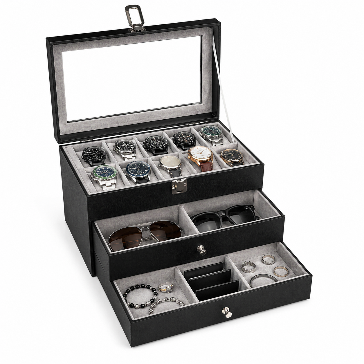 Estuche Caja Organizador Mixto 3 Niveles