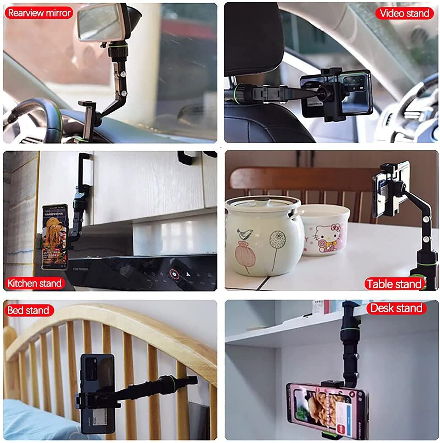 Soporte Holder Para Celular Espejo Retro