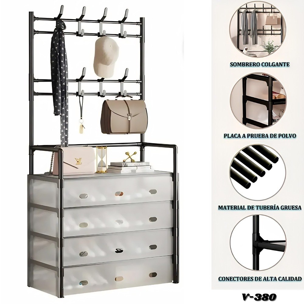 Closet Gabinete Perchero Zapatero V-380
