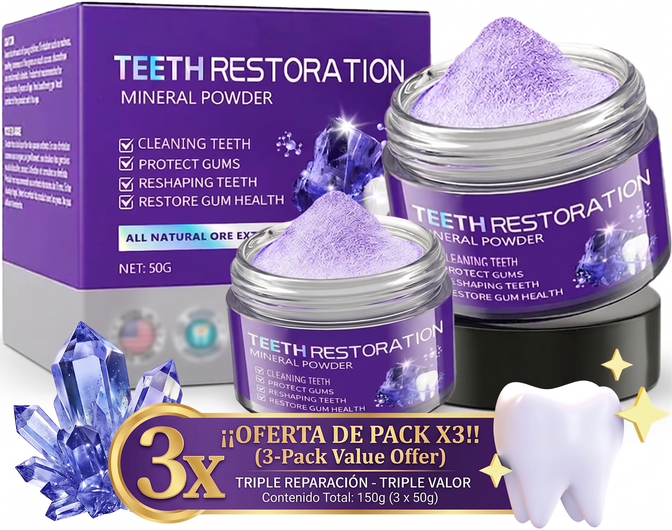 Packx3 Minerales Dental Restoration