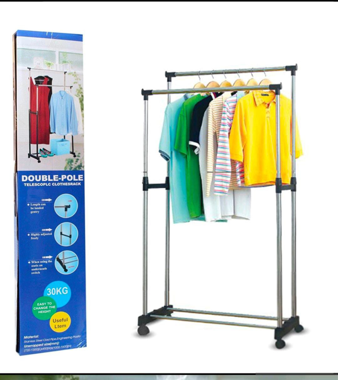 Tendedero De Ropa Doble Organizador Metá