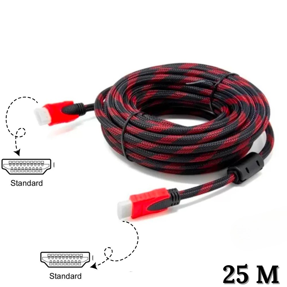 Cable Hdmi A Hdmi 25 Metros Doble Filtro