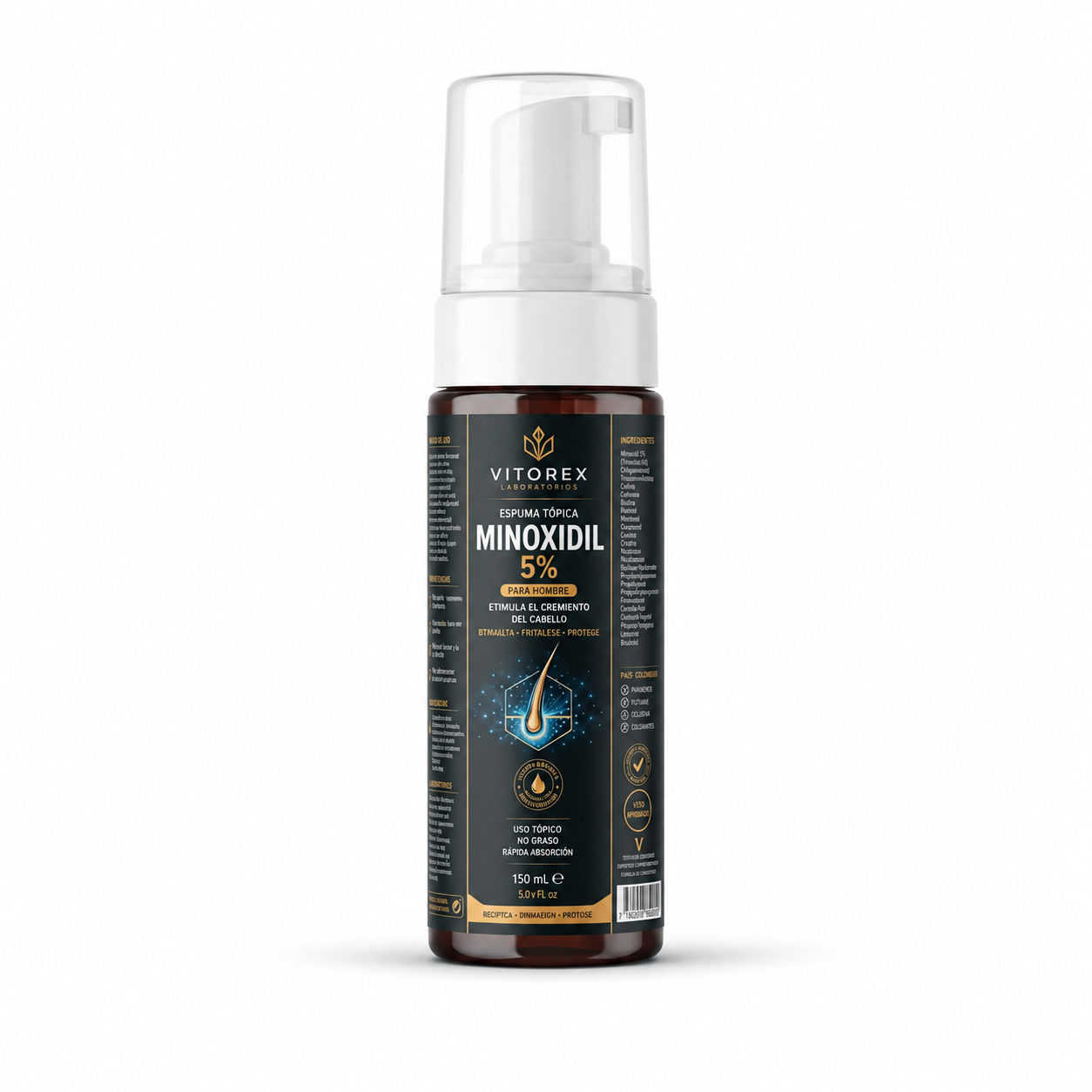 Foam Minoxidil 5% Espuma Tópica 150mL