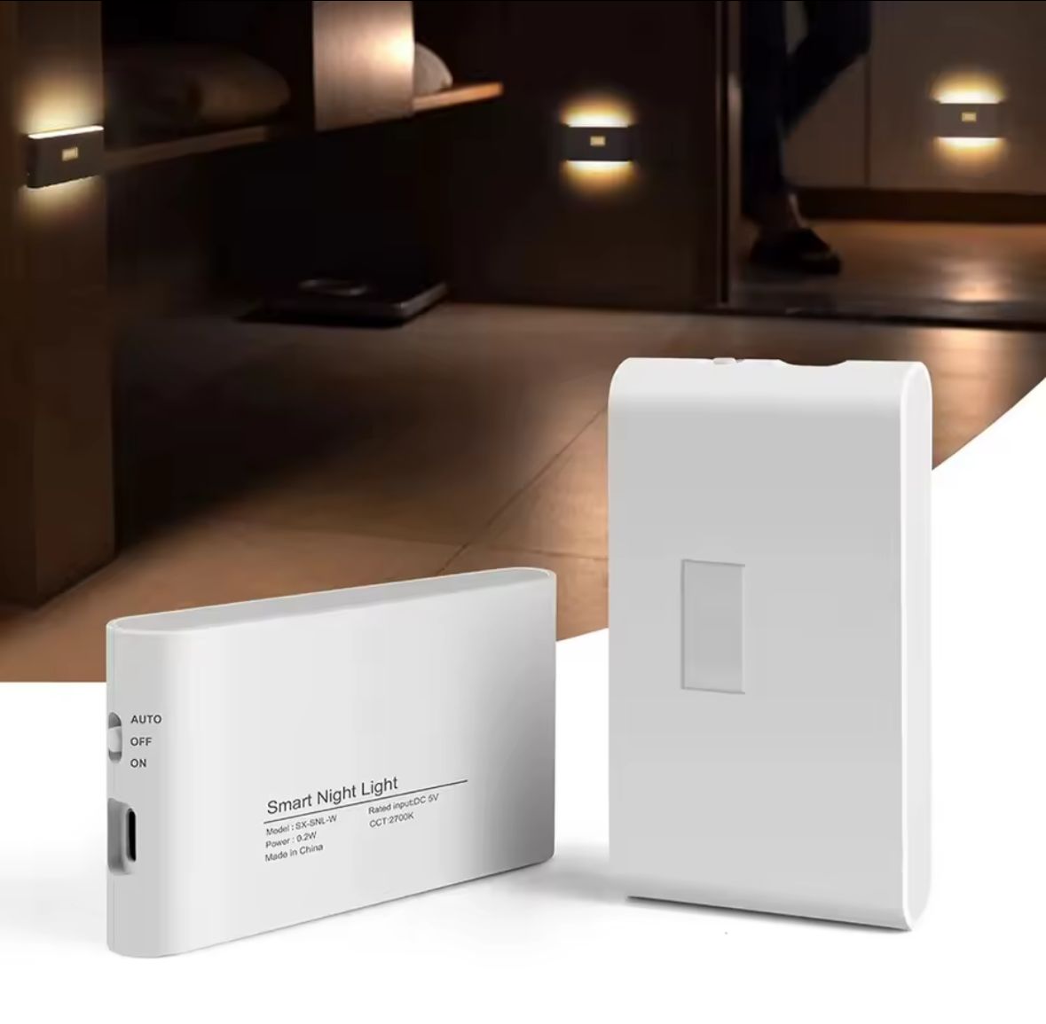 Lámpara de pared con Sensor de Movimient