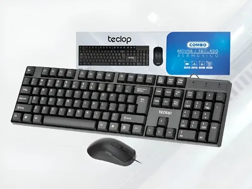 COMO TECLADO Y MOUSE ALAMBRICO
