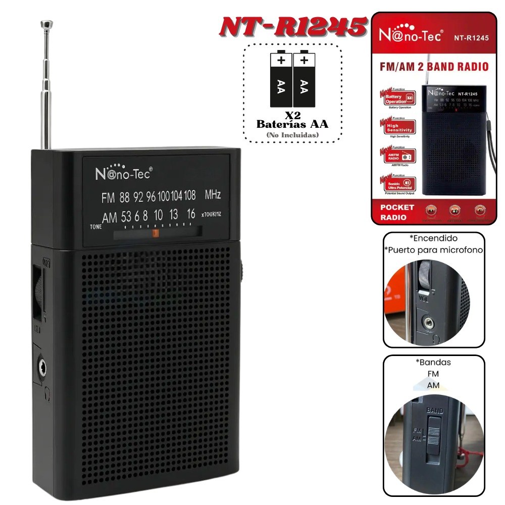 Radio Bolsillo  Nanotec NT-R1245