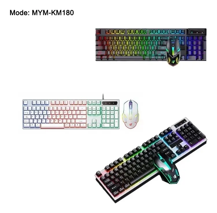 Kit teclado y mouse ergonomico KM180