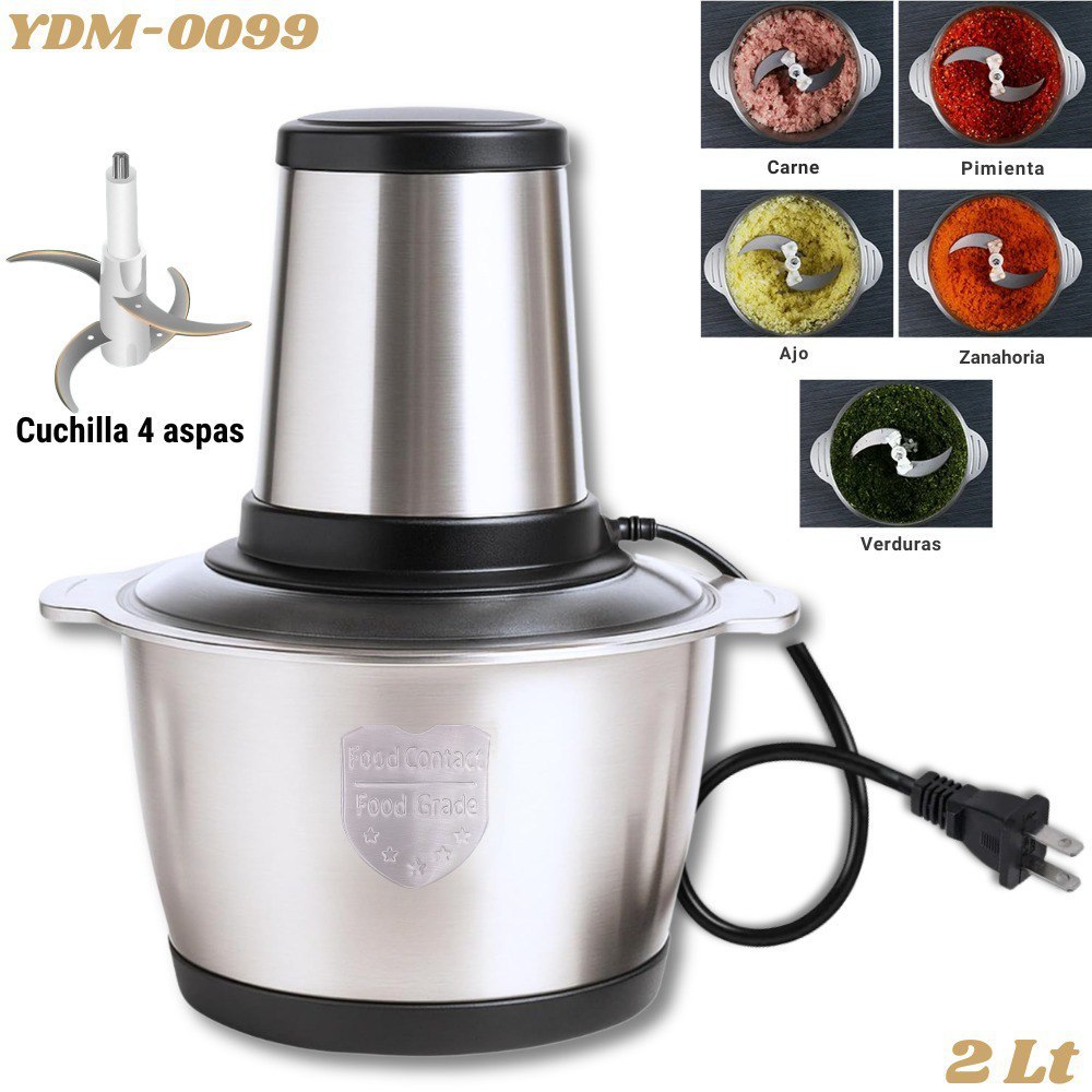 Picadora Trituradora De Carne 2L