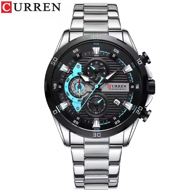 Reloj Original Curren 8402 Plateado