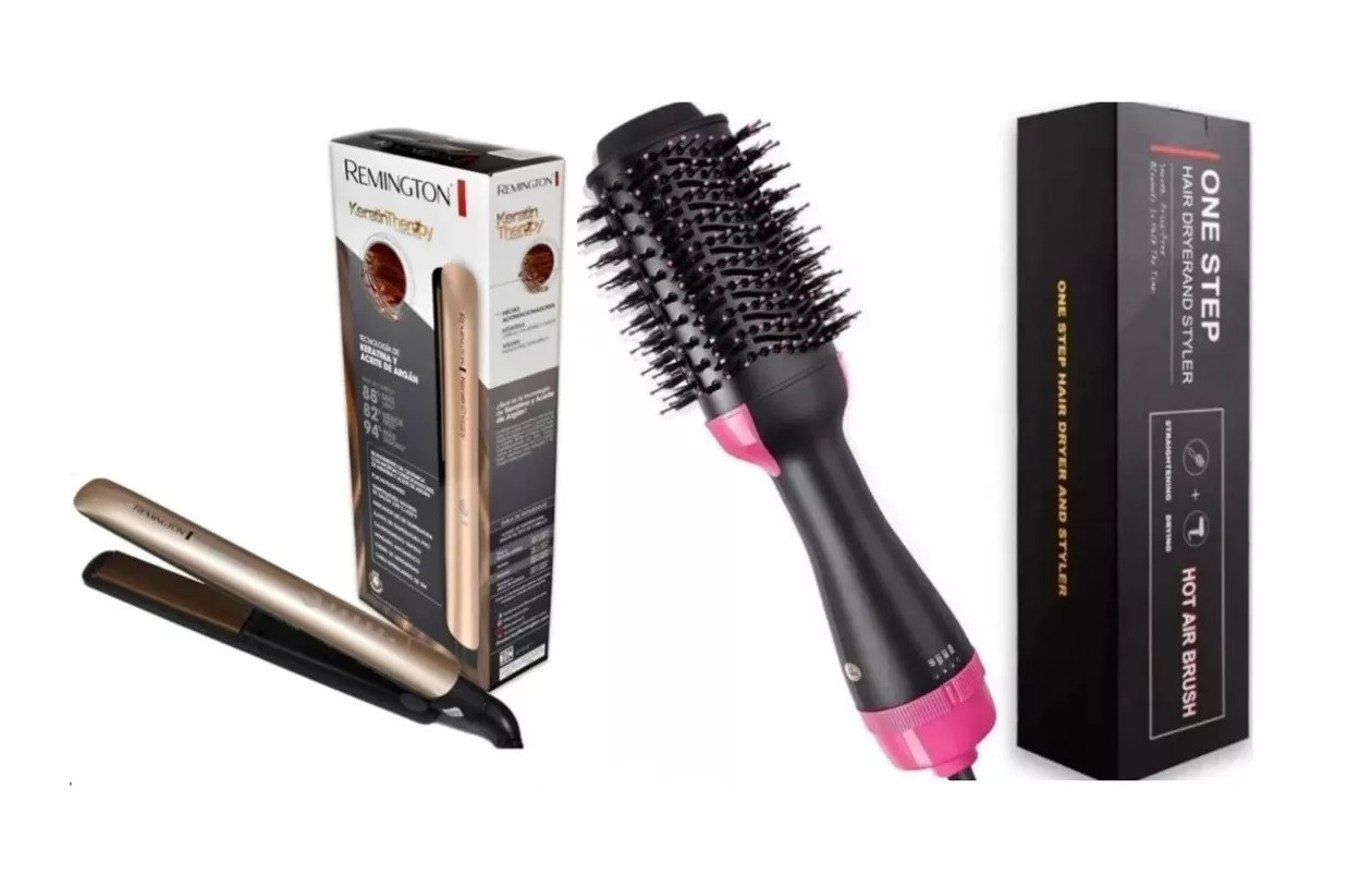 Miniatura 7 de Combo Plancha Keratina+ Cepillo Secador