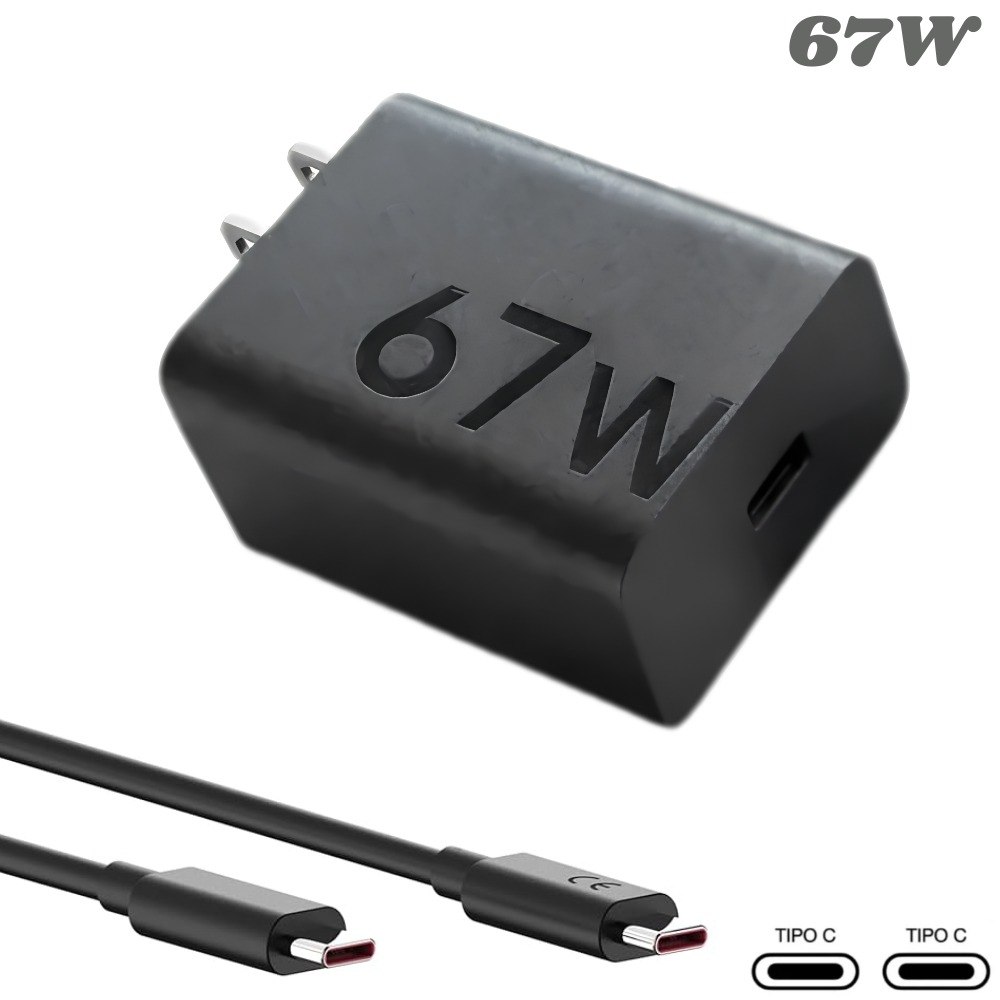 Cargador Pared Tipo C Carga Rapida 67W