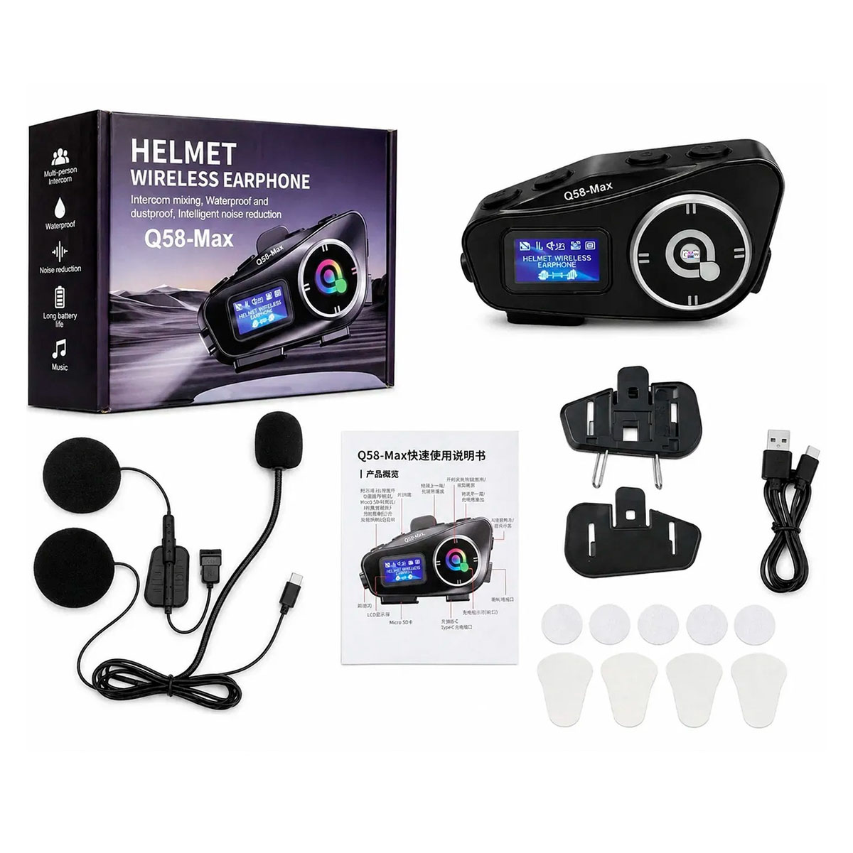 Intercomunicador Para Casco Auricular
