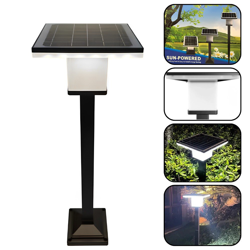 Lampara Solar De Jardin Para Exterior