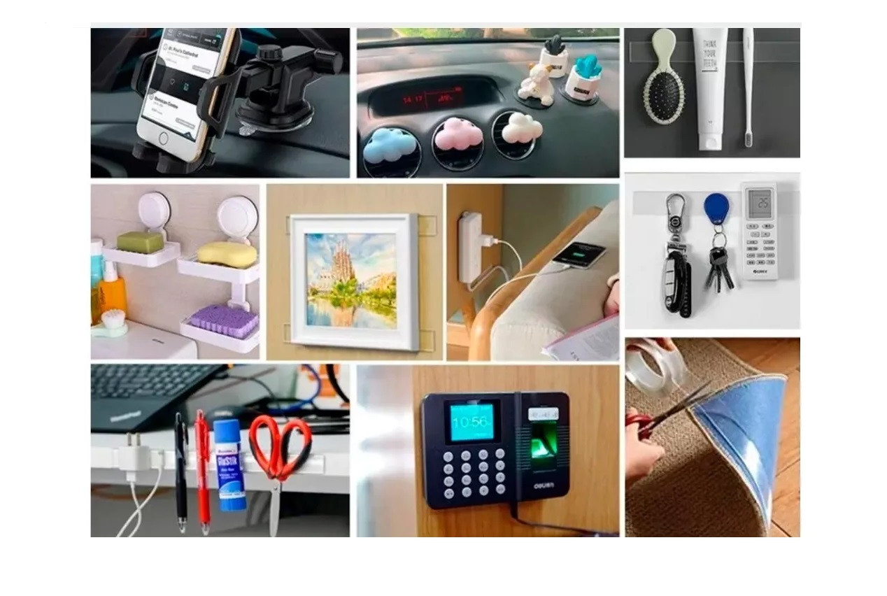 Miniatura 4 de Cinta Doble Faz Adhesiva Silicona