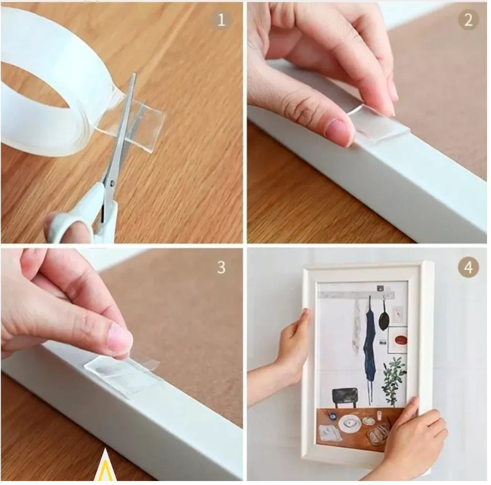 Miniatura 9 de Cinta Doble Faz Adhesiva Silicona