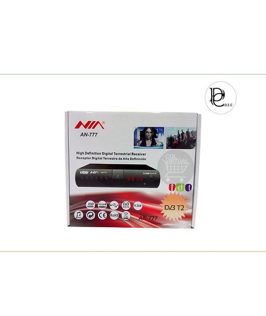 Decodificador Tdt Nia An 777 Dvb T2+Wifi