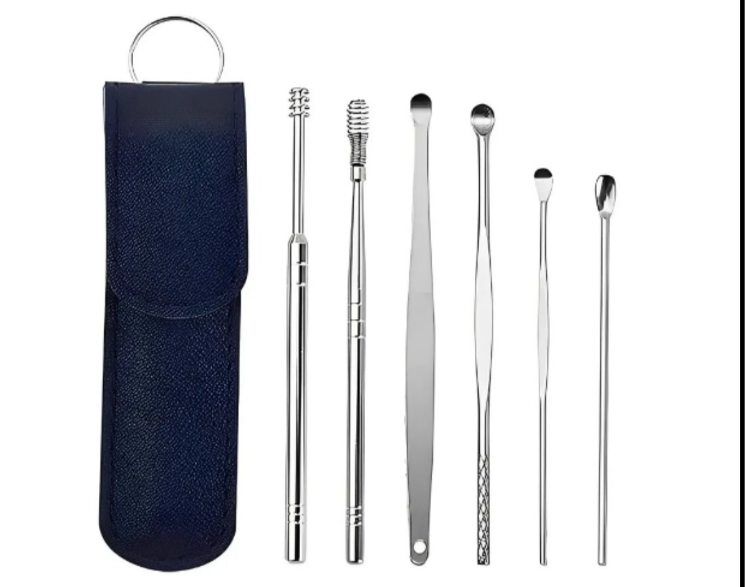 Set Kit Limpieza Higiene Cera Oídos Orej