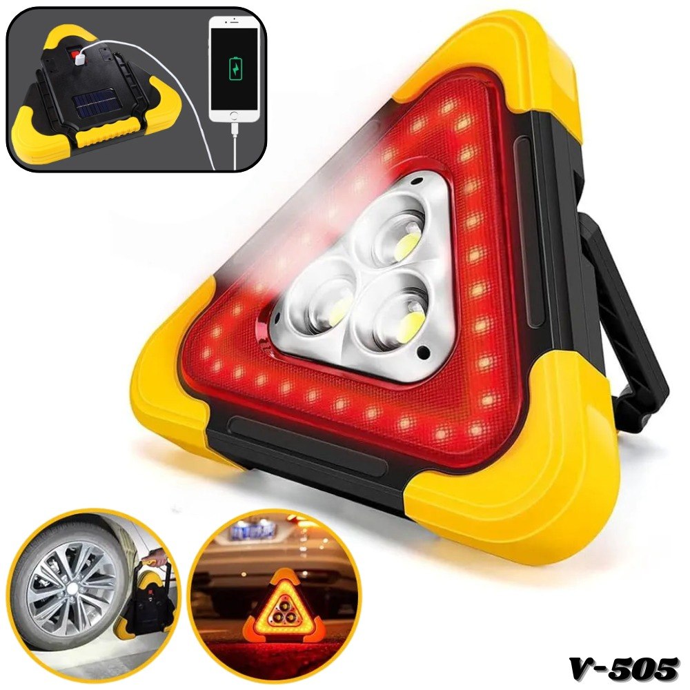 Lampara Triangulo De Señalizacion Luz