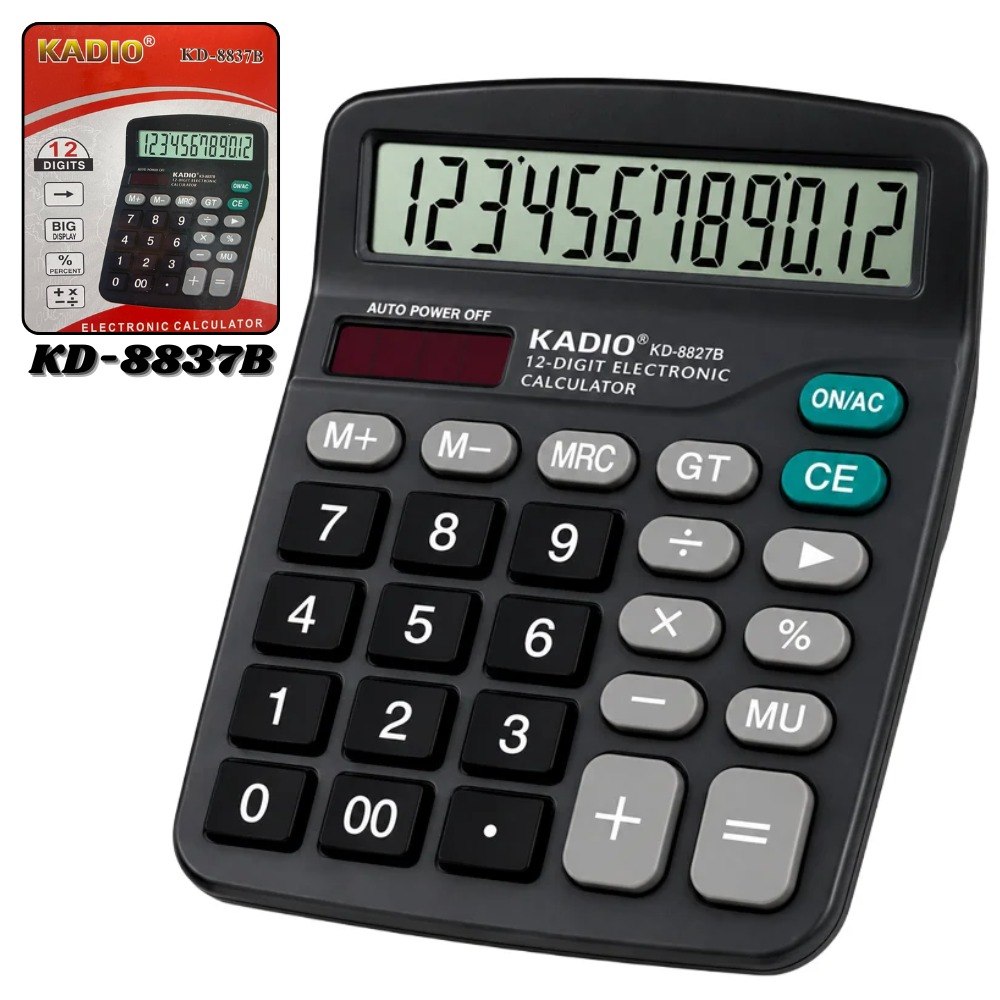 Calculadora Kadio Kd-8837B 12 Digitos