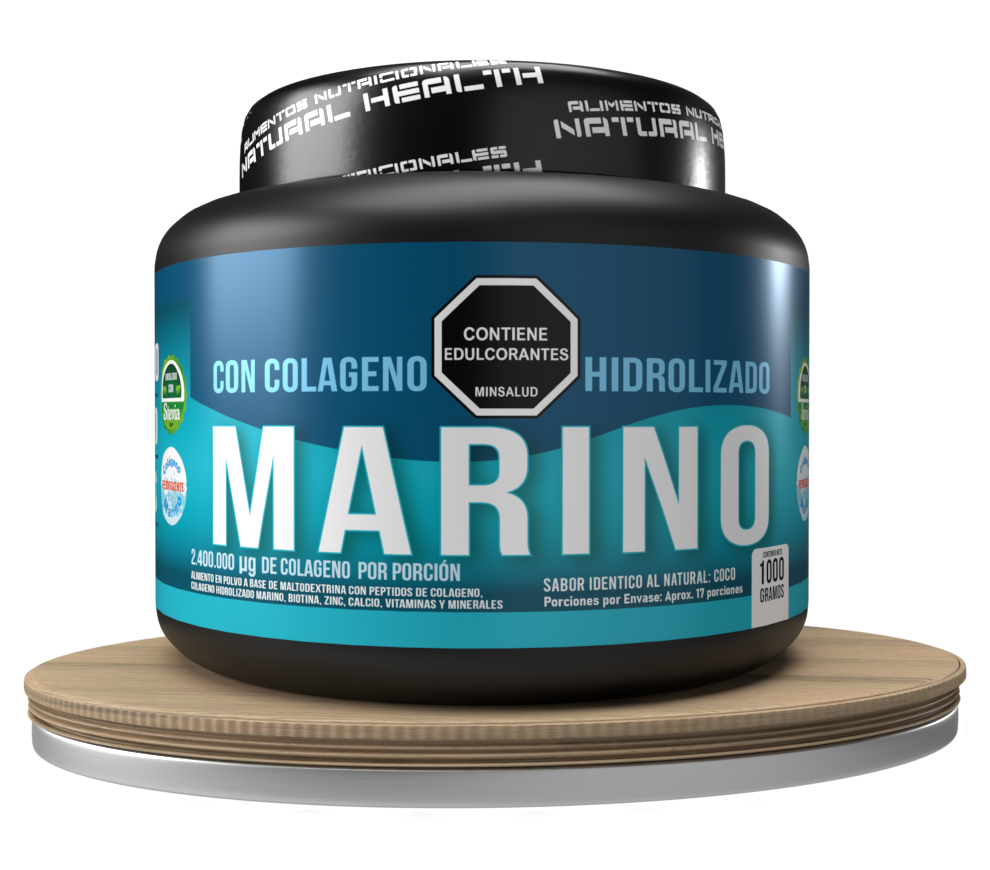 Colágeno Marino Efervescente 1kg Coco