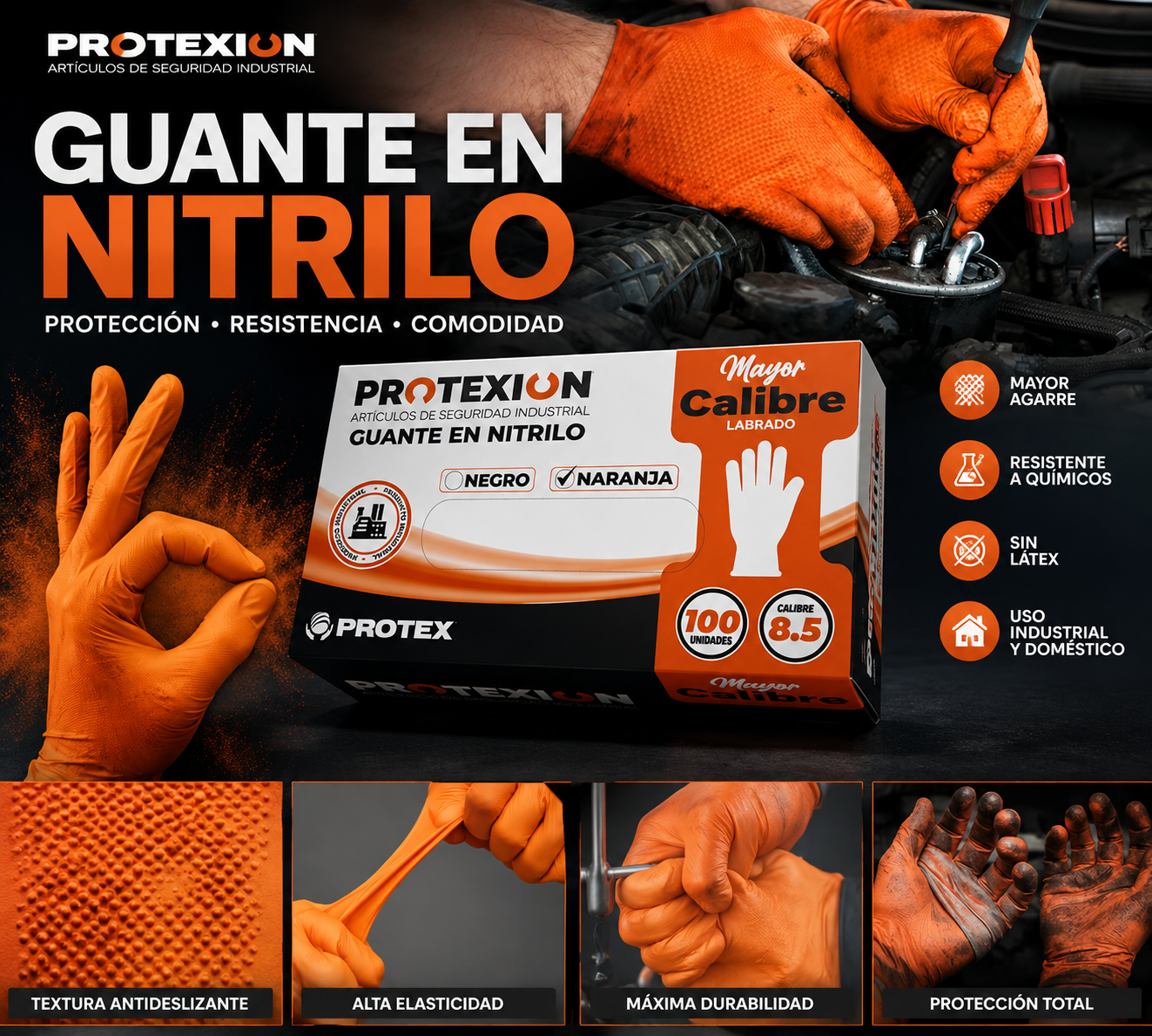 Guante de nitrilo 100% - imagem 2