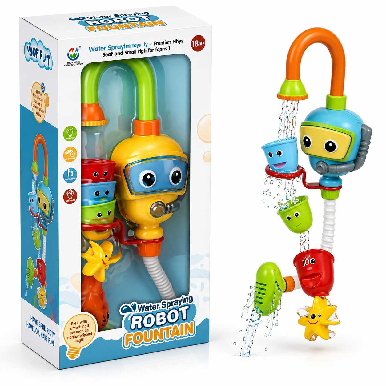 Juguete De Ducha Robot Electrico