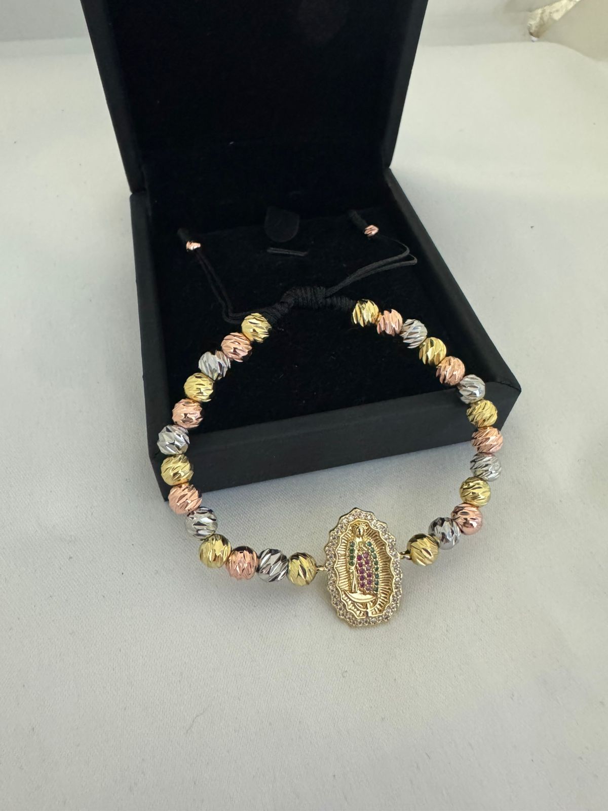 Pulsera de Vrgn Guadalupe de 3 OROS