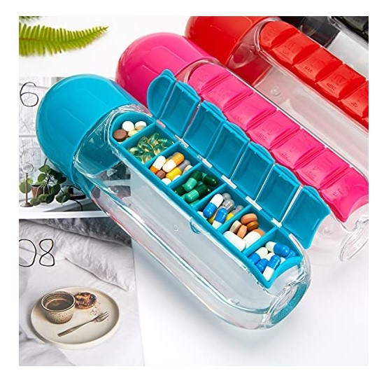 Miniatura 3 de Termo Pastillero Semanal Portatil Botell