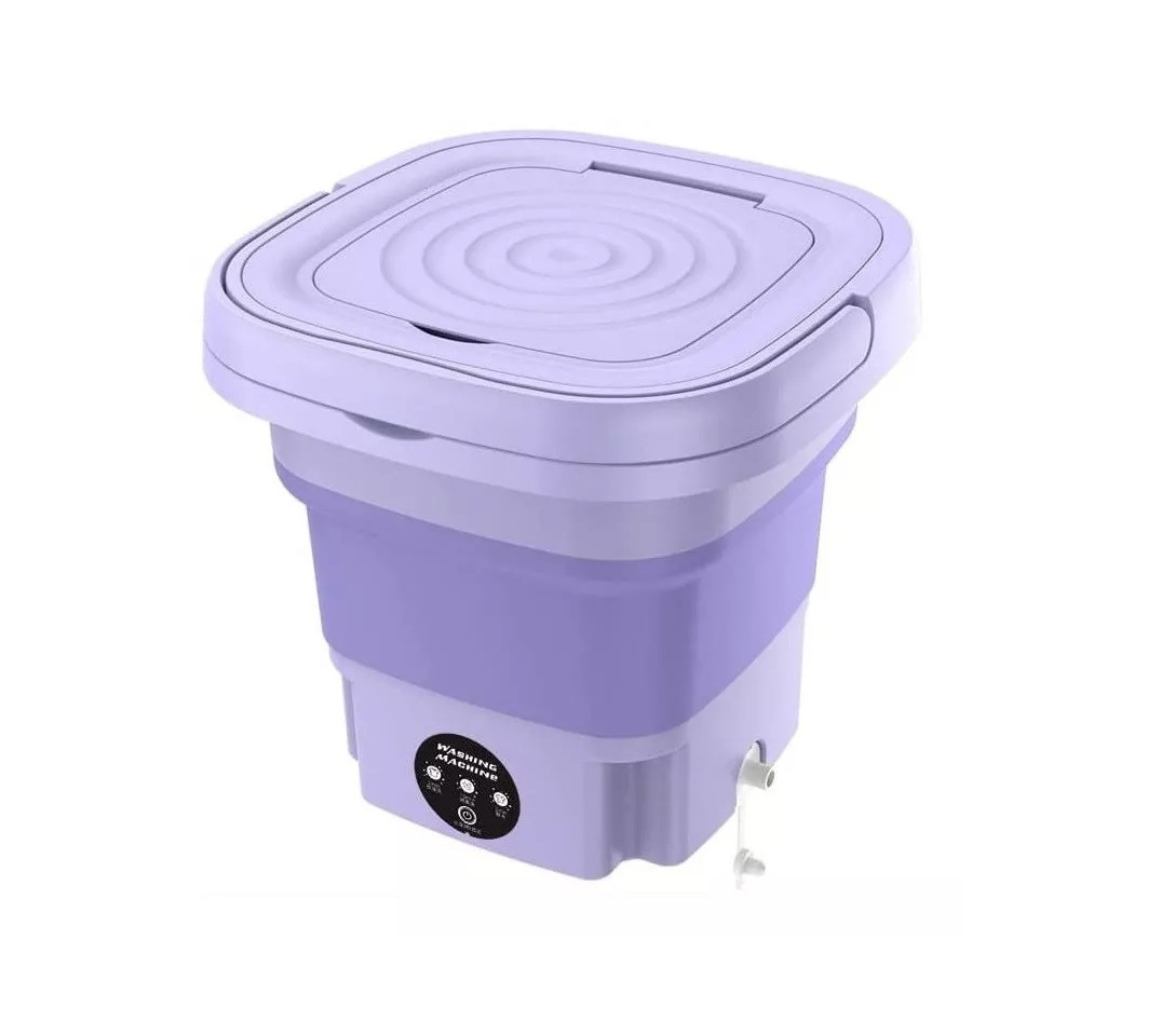 Miniatura 7 de Mini Lavadora 8 Litros Plegable Portátil