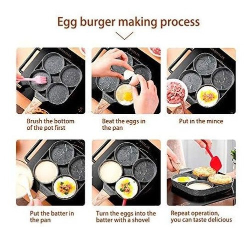 SARTEN PARA HUEVOS 4 PUESTOS