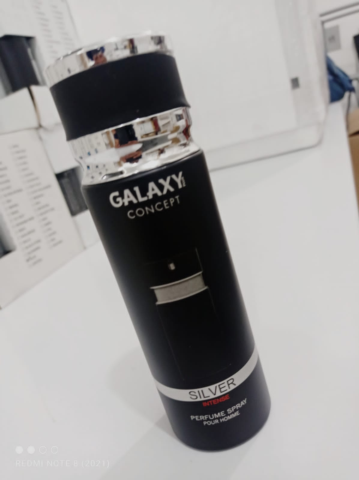 Perfume Galaxy Concept Silver Spray