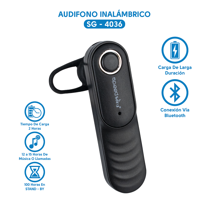 Miniatura 4 de Audífono Manos Libres Inalambrico