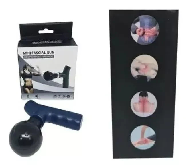 Mini Masajeador Facial Gun Recargable