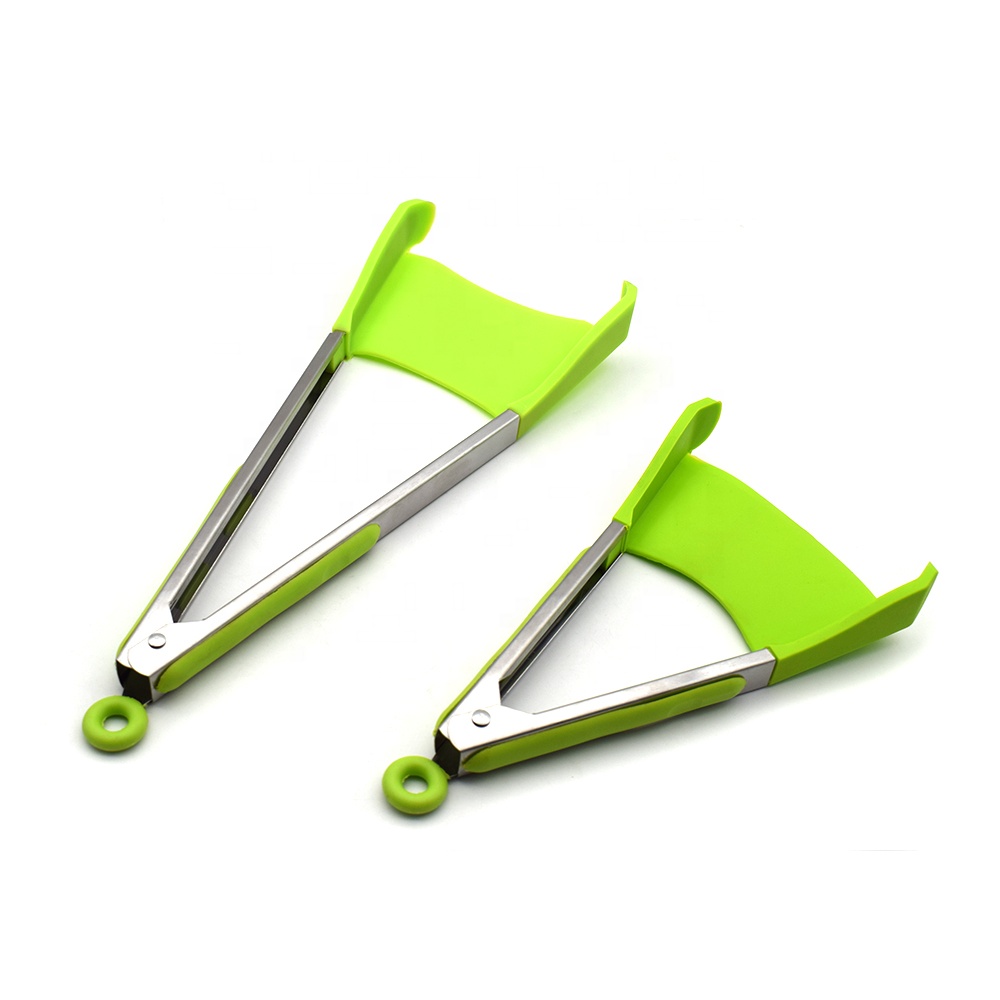 Espatulas pinzas cocina 2 en 1  #-09