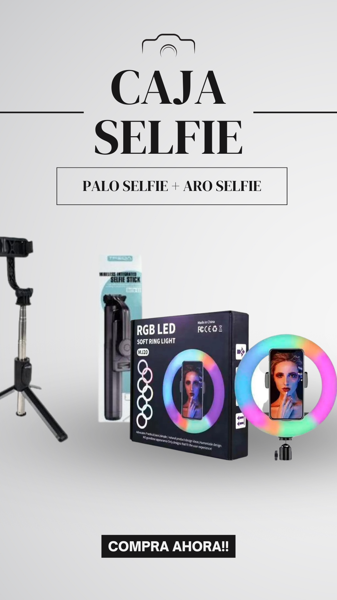CAJA SELFIE (PALO SELFIE+ARO)