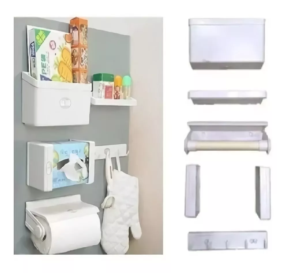 Miniatura 3 de Organizador de nevera magnético 5 en 1