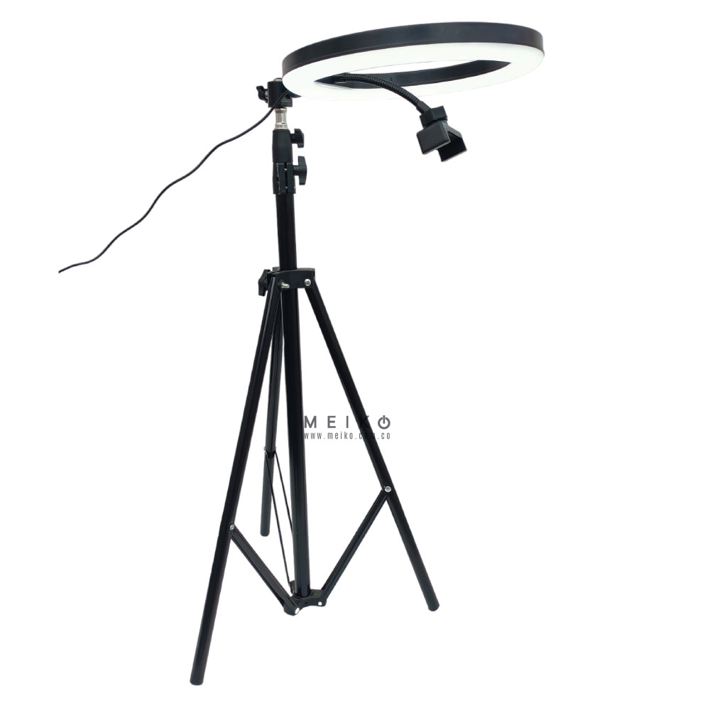 Miniatura 7 de Aro de luz LED 26 cm trípode 2m scelular