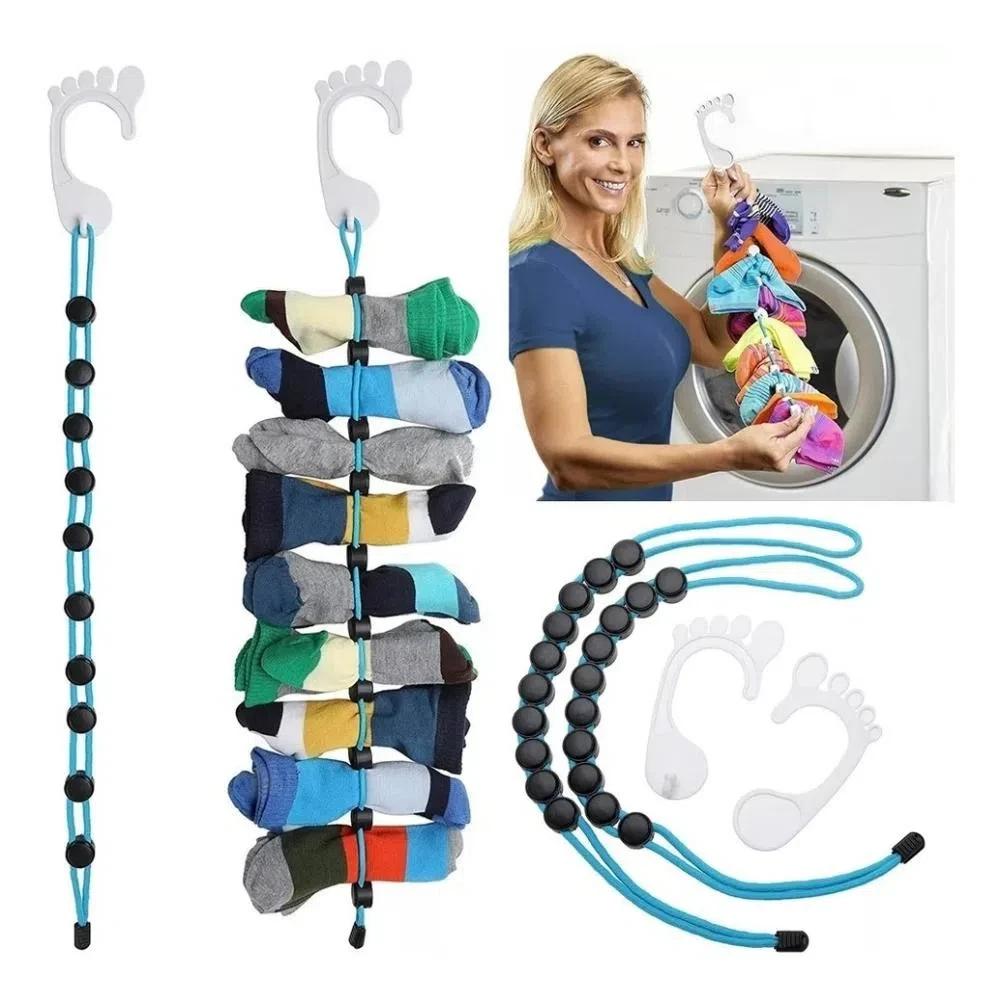 Gancho organizador medias x10