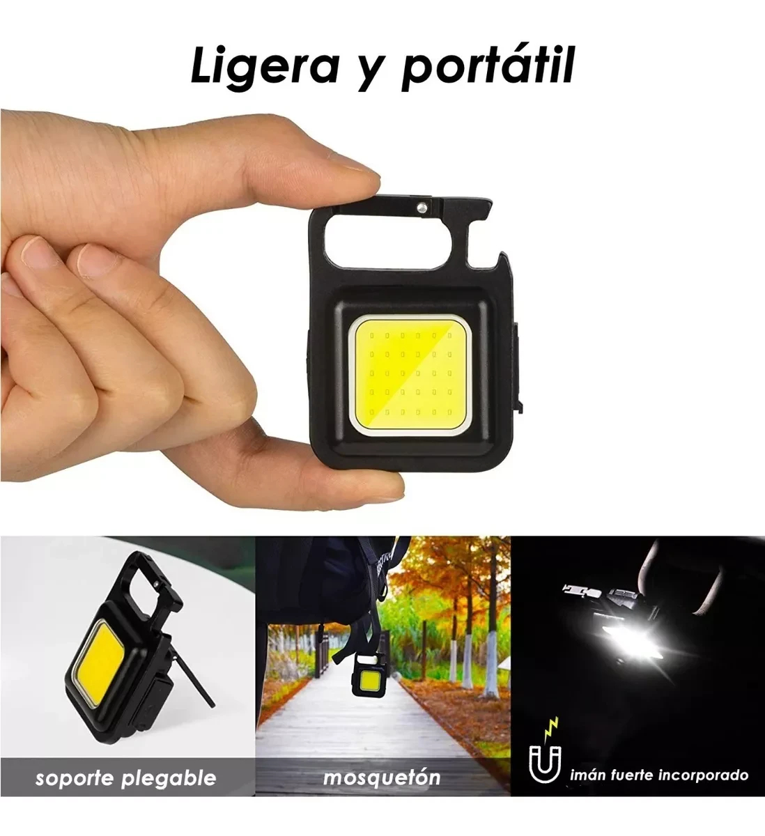 Miniatura 2 de Mini Linterna Llavero Portatil Led