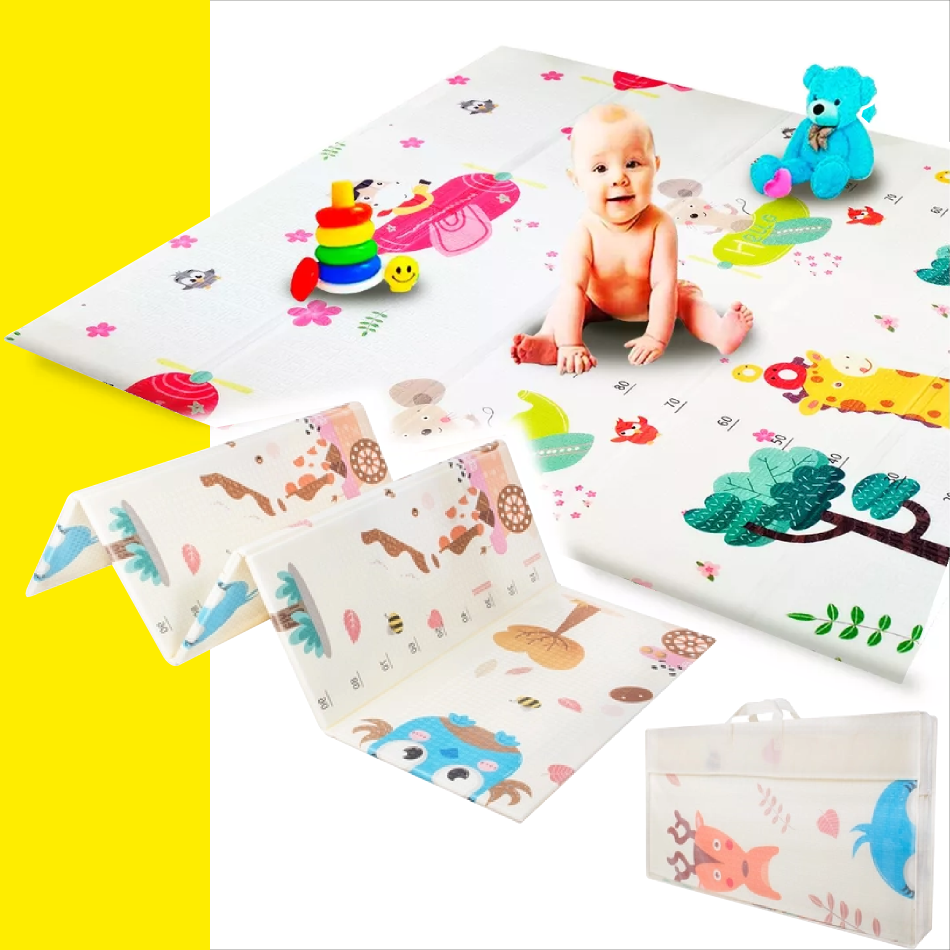 Miniatura 6 de Tapete Bebe Plegable Doble Faz