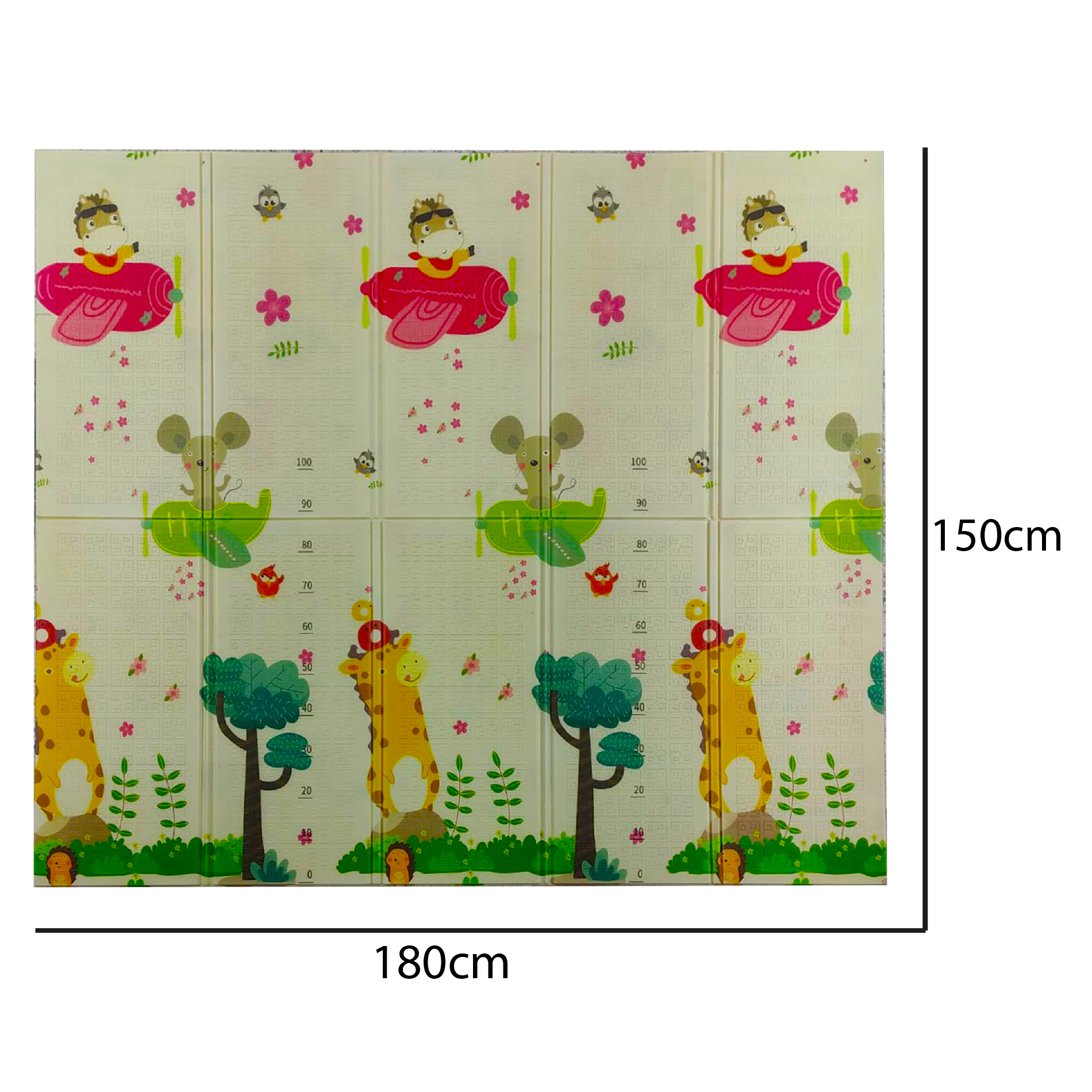 Tapete Bebe Plegable Doble Faz