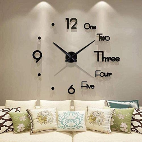Reloj 3D Diy De Pared Diseño Creativo S
