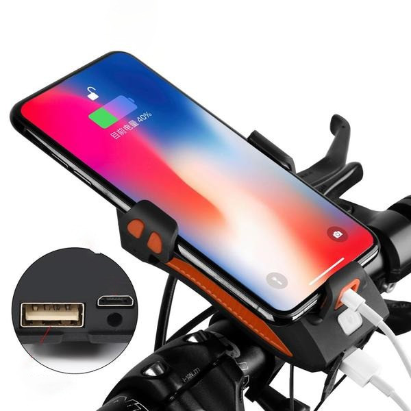 LUZ DE BICICLETA, SOPORTE PARA TELÉFONO
