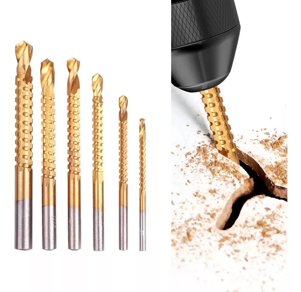 Combo afilador + brocas corte lateral