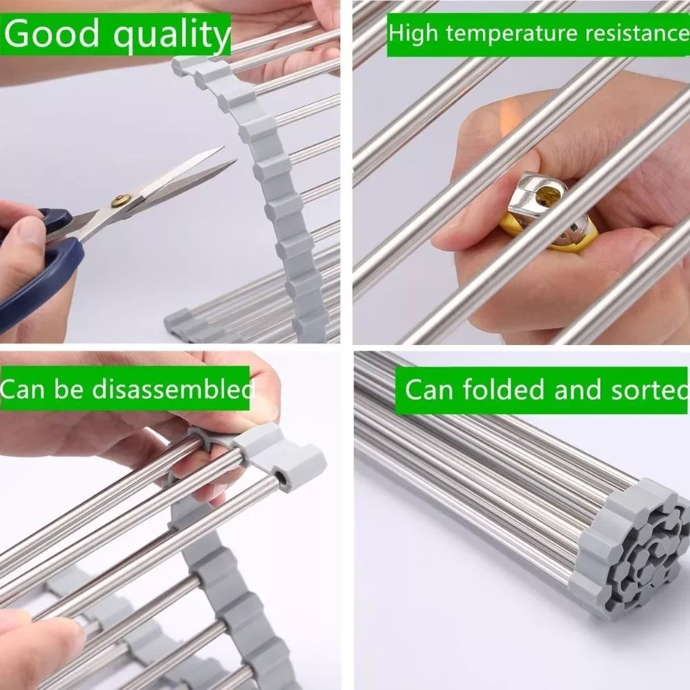 Miniatura 1 de Escurridor Secador De Platos Enrrollable